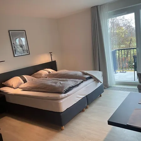Апартаменты Hotelapartment Ueberwasser Mit Sauna Und Fitness